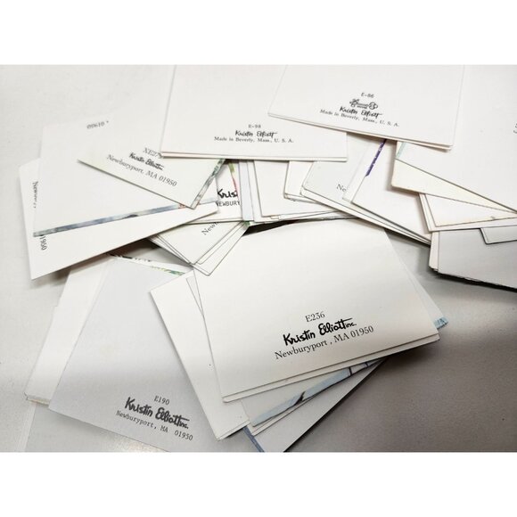 Lot of 58 Vintage Kristin Elliott Christmas Greeting Cards 3.25"x2.5" Holiday - Picture 7 of 9